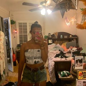 forever 21 “news” tube top